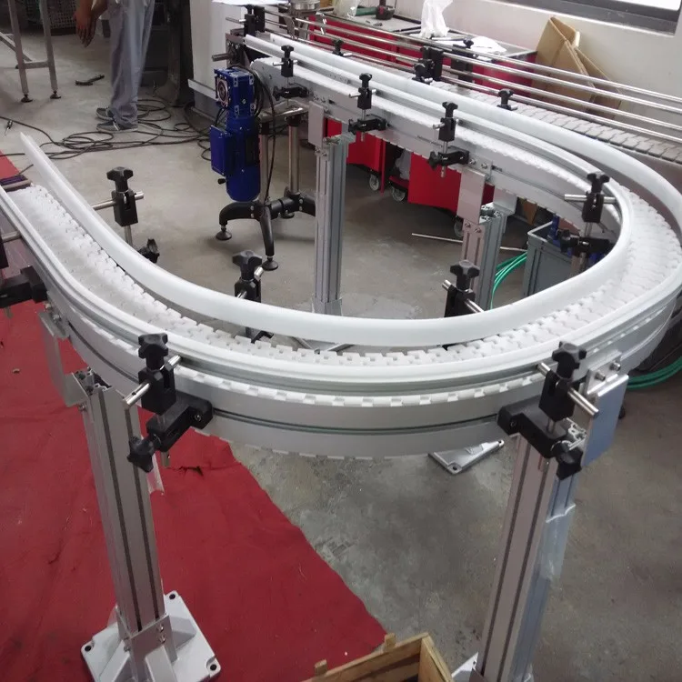 Double Chain Conveyor System Plastic Slat Chain Conveyor Buy Double