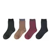 WZ-85 two needle dark pattern socks joker breathable women socks