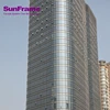 Sun Frame China Aluminum Unitized Curtain Wall Competitive Price Embedded Support Unitized Curtain Wall