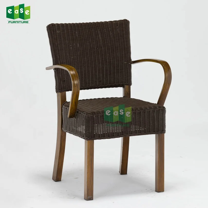 Durable Garden Furniture Wicker Dining Chair With Arm e1061 Buy