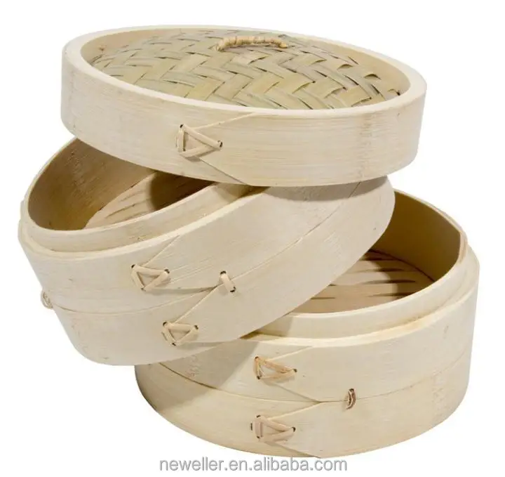 Round bamboo steamer for fashionable lifestyle With high quality