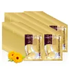 OEM 24k gold crystal collagen anti-wrinkle gel eye mask custom sleeping face mask with eye shield