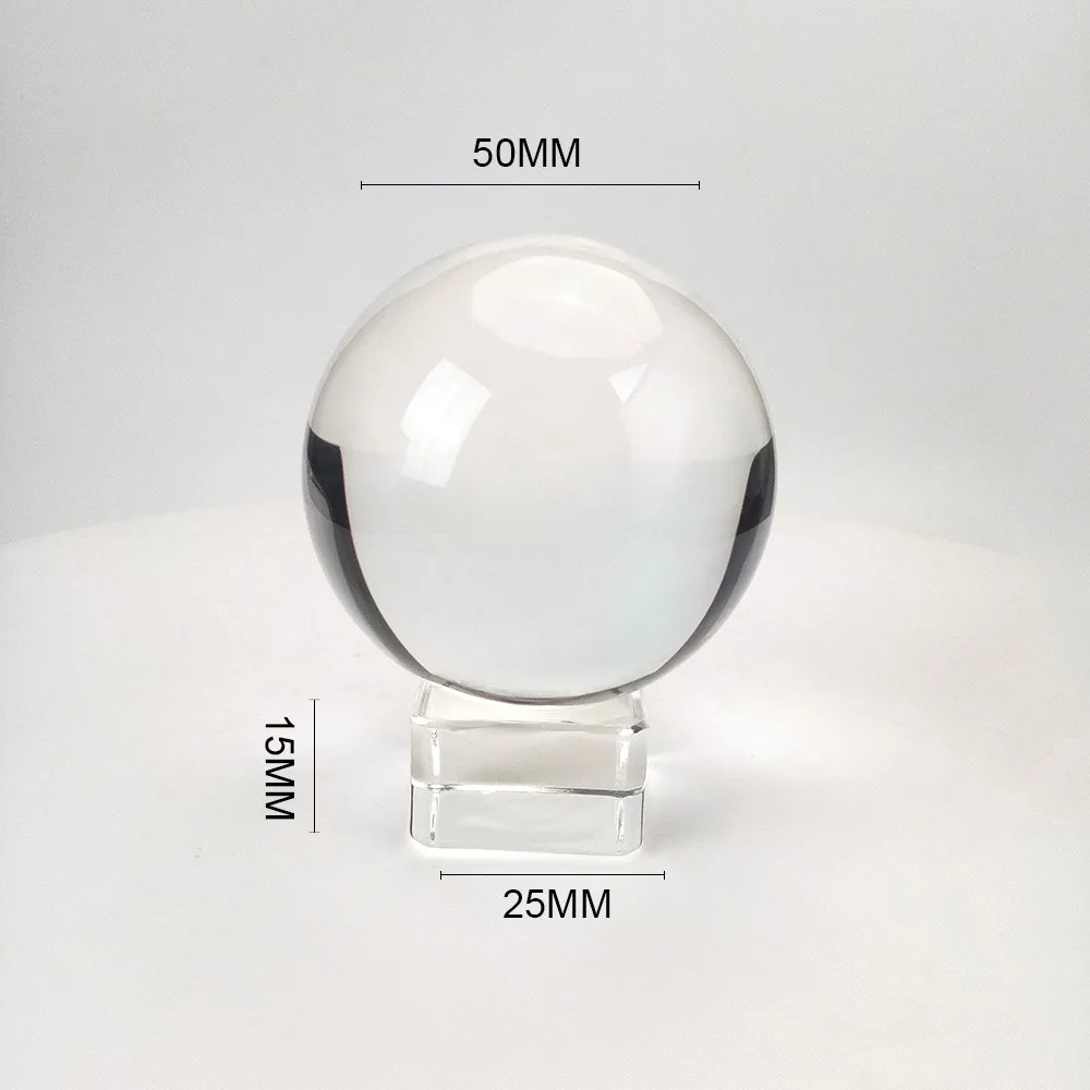 1pcs Free Shipping Clear Crystal Ball 50mm High Quality Crystal Ball