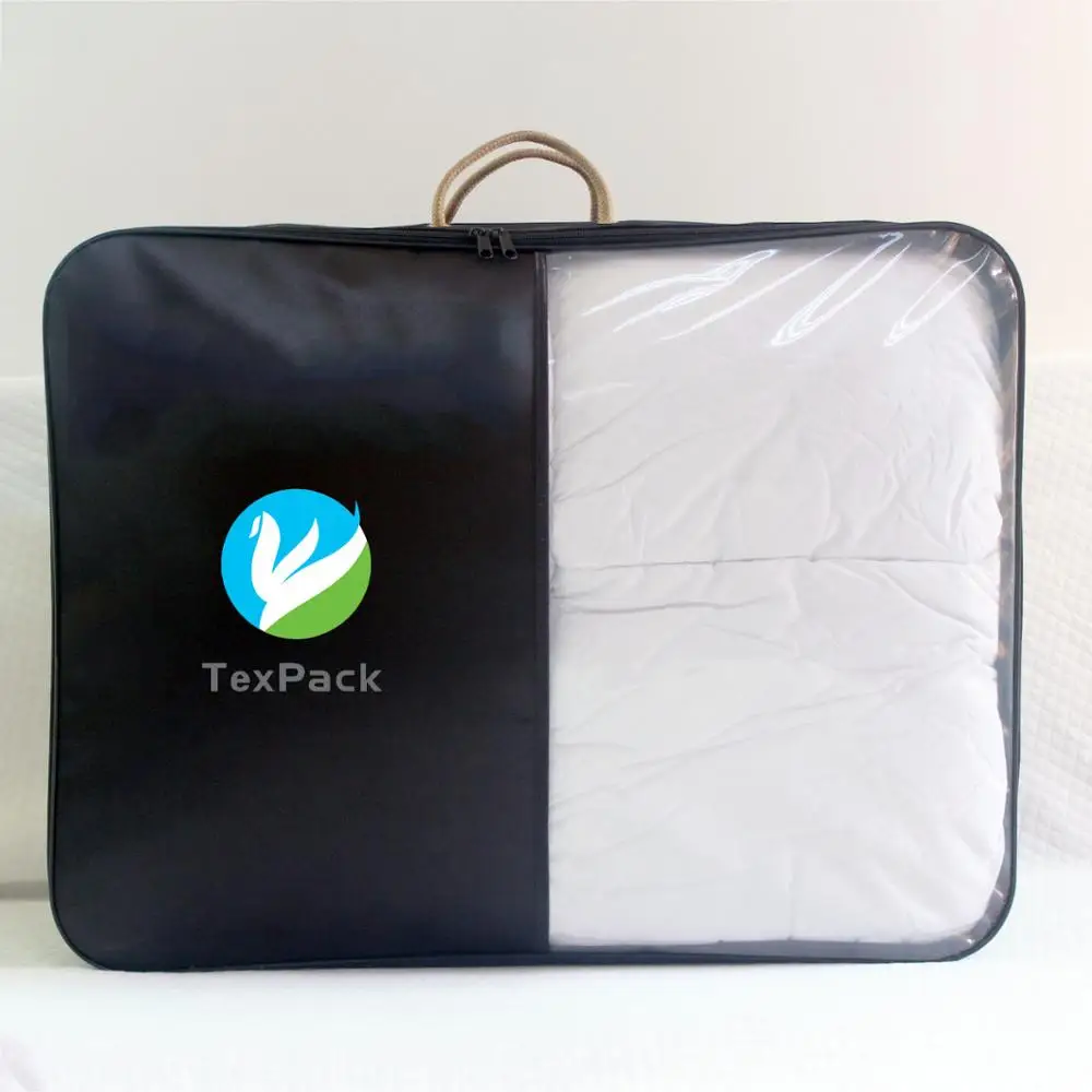 Customized Pvc Quilt Bag With Wire Zip Lock Duvet Storage Plastic