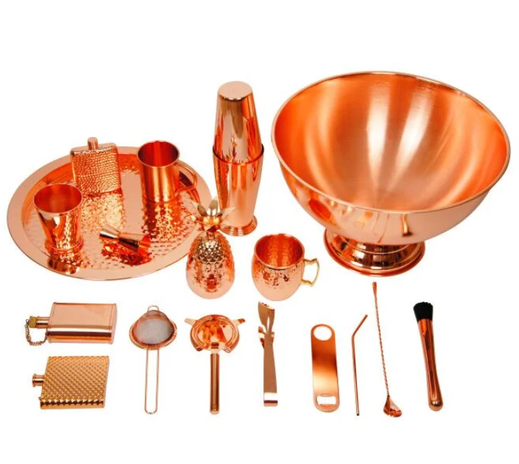 11 Piece Bartender Kit Premium Parisian Cocktail Boston Barware Set