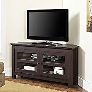 Tv Corner Units Wood Find Deals On Line Get Quotations Tv Console Stands 44 Espresso Wood Corner Furniture Storage Flat Television Cabinet With Mounts Plasma