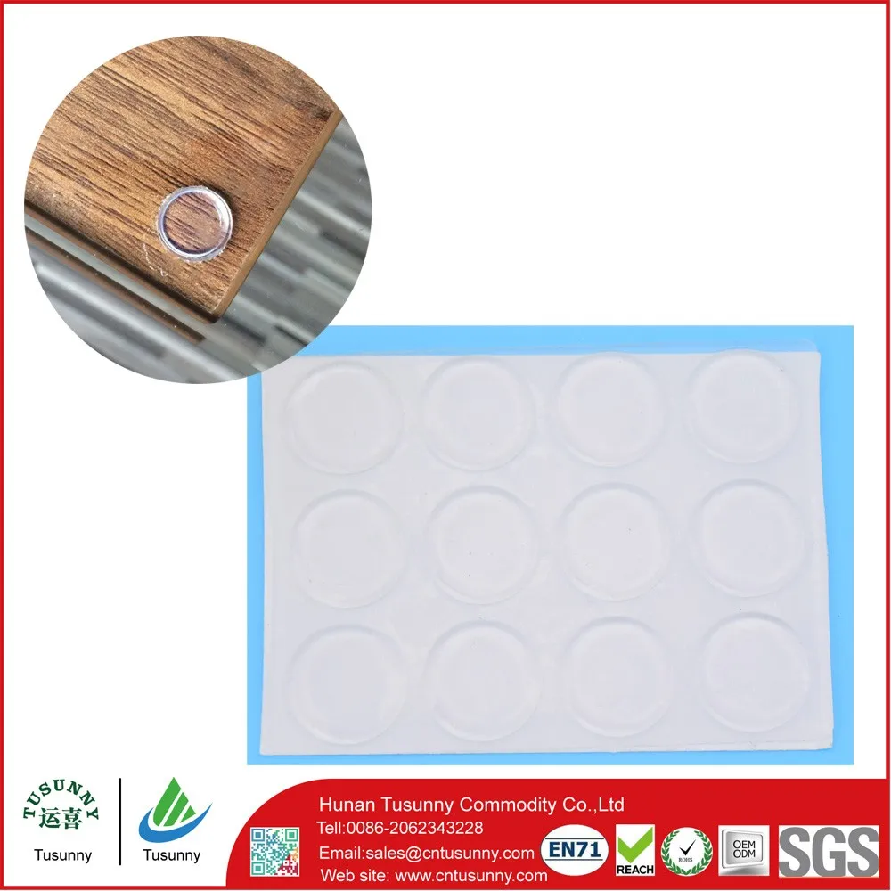 Transparent Adhesive Glass Table Protector Bumper Glass Table Rubber Shock Absorber Pads Buy