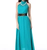 Top Quality Comfort Crepe Joint Lace Maxi Long Clothes Dress