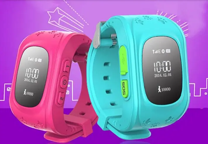 Watch Gps Tracker Smart Kid Safe Wristwatch Sos Locator