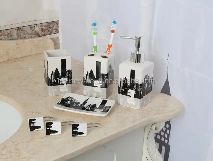 New York City Bathroom Decor House Designs Kate Spade New York Candy Stripe Lotion Dispenser Bathroom