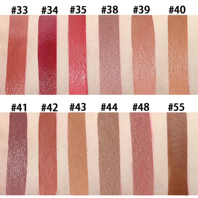 Miss Rose Tasteless Lipstick Ve Moisturizing Matte Lipstick 12 Colors