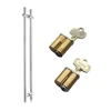 Entrance Ss Glass Door Luxury Pull Handle Lock Direct Factory Price