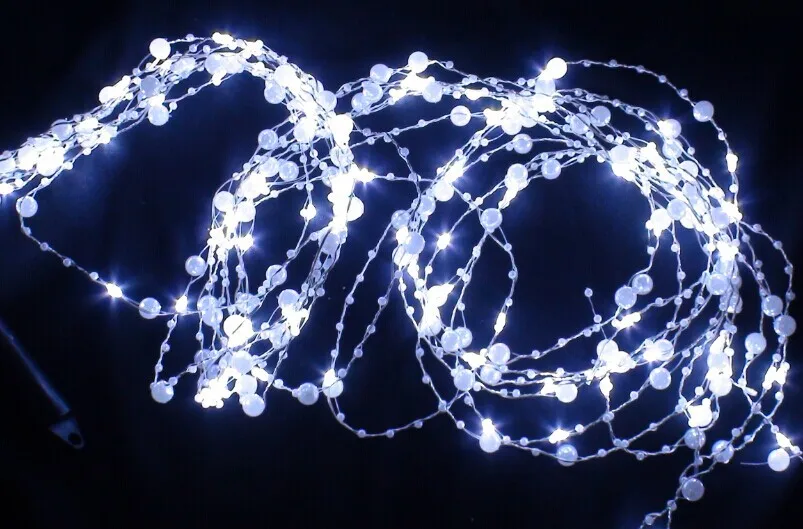 Christmas Pearl Light String/snowflake Christmas Lights String/christmas Garland Light String ...
