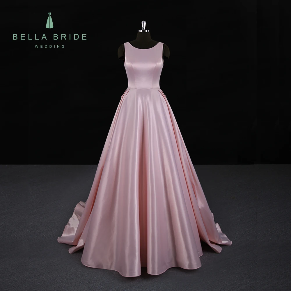 cream colored bridesmaid dress Stretch Satin Sheath One Shoulder Bridesmaid Dresses, Wedding Party Dress,  MBD199 main image 0