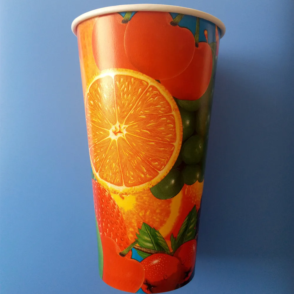 一次性 14 盎司果汁纸杯