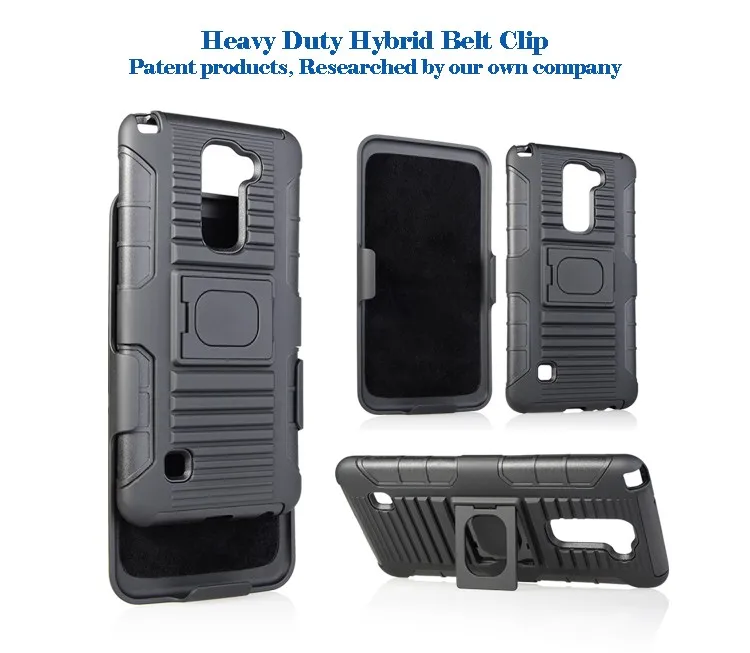 Quality Products Cell Phone Combo Holster Clips Armored Ring Case For