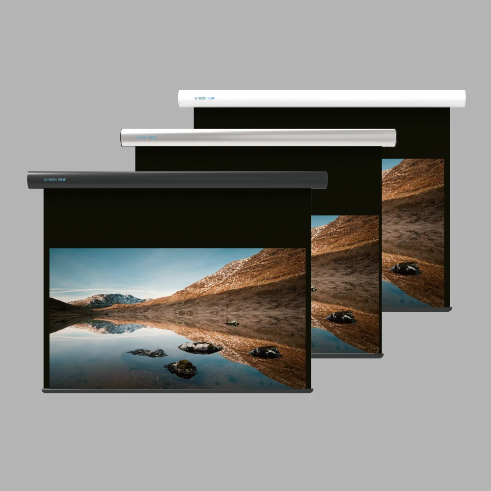 Screen Pro Alr Motorized 100 Inch Drop Down Screen Ust Projector Ultra