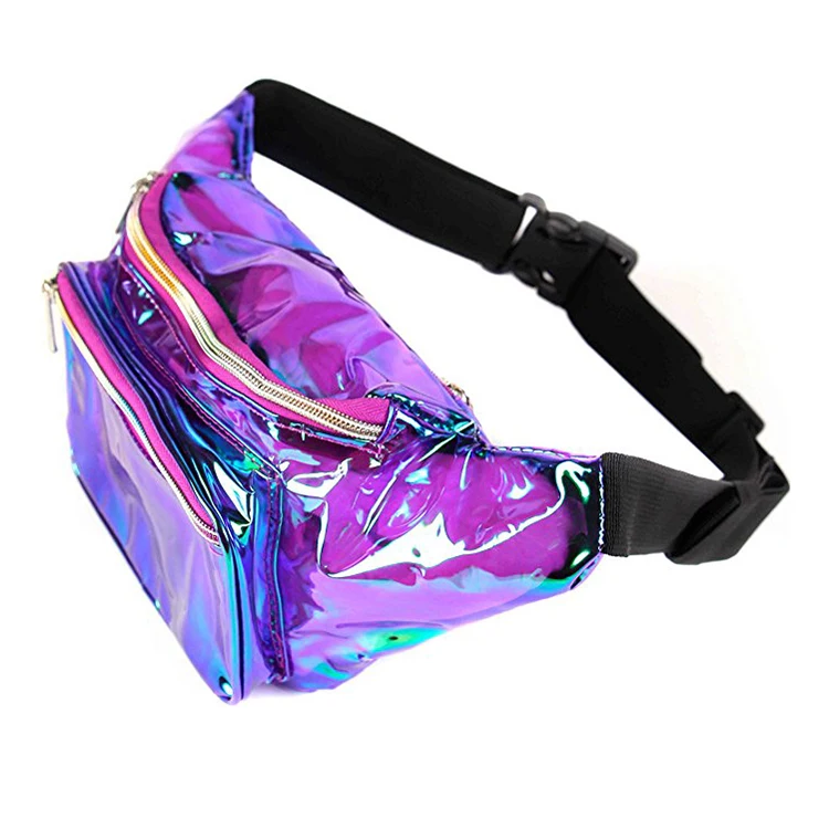 Waterproof Fanny Pack Ladies Waist Bag Clear Colorful Pvc Fanny Pack
