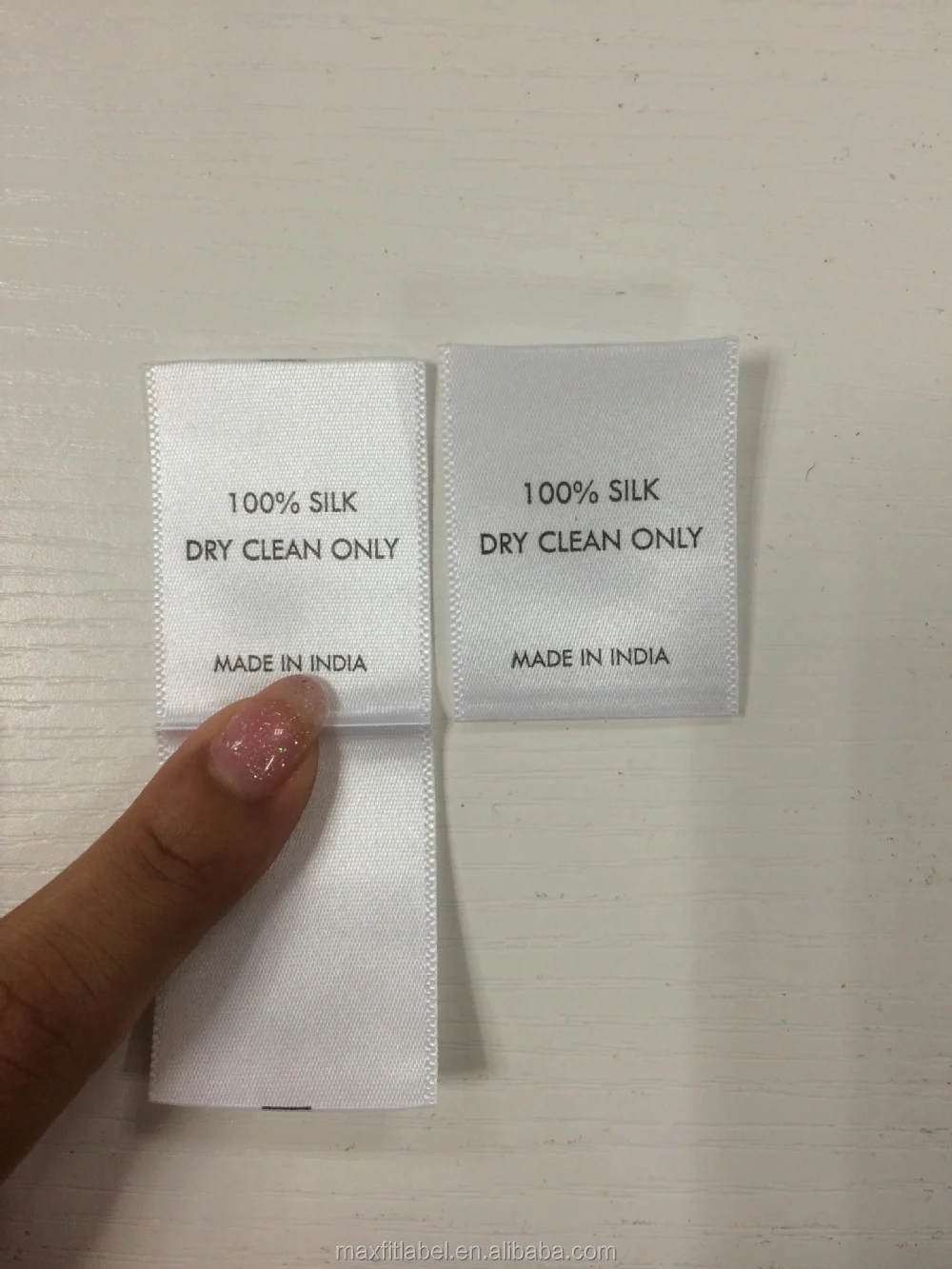 Garment Care Label/washable Tags Labels/polyester Woven Cloth Labels ...