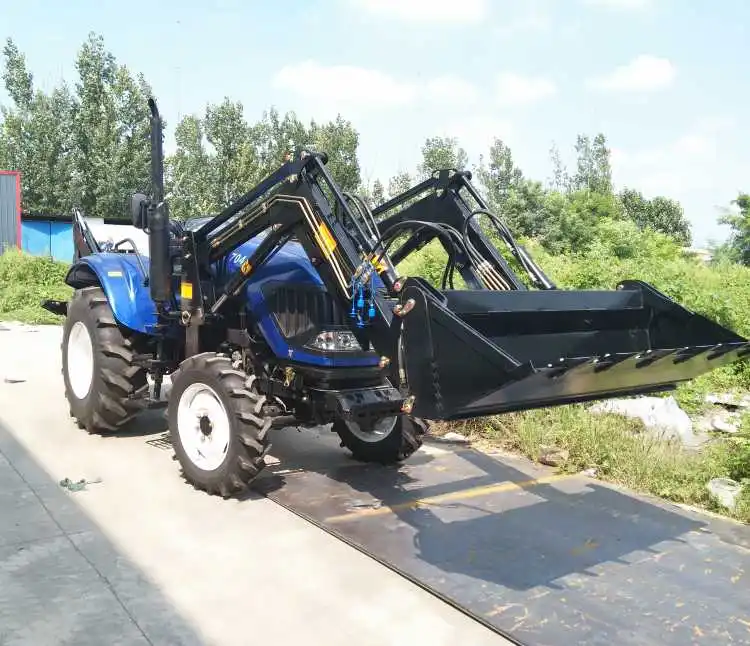 Cheap 70hp Agricultural Farm Tractor With Front End Loader Buy 70hp