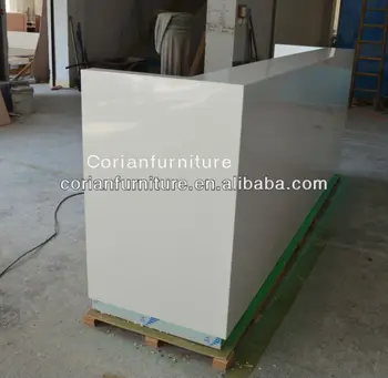 Elegant Looking Solid Surface Made Salon Front Desk Buy Beauty