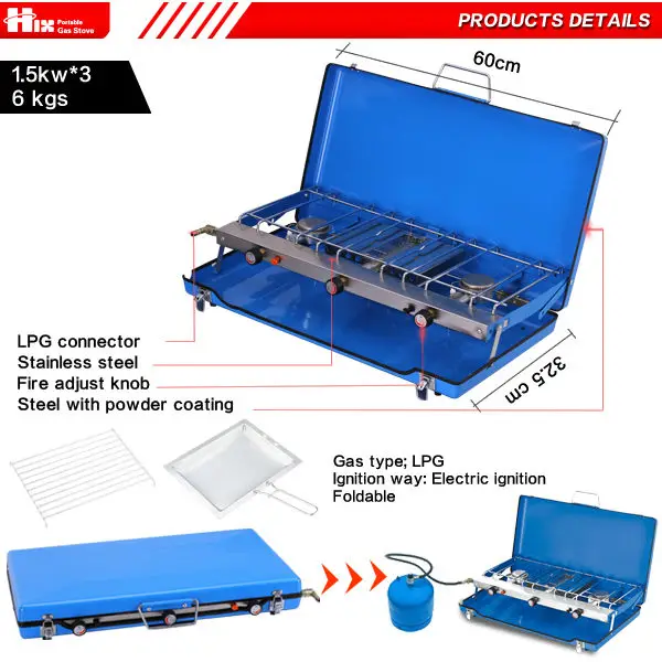 Korean 2 Burner Portable Butane Bbq Gas Stove Buy Portable Butane Gas
