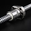 Taiwan 2500mm level left right thread ball screw with bk bf support