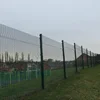 Cheap Galvanized Anti Climb Metal 3 Wave Bends 358 Security Wire Mesh Fence With Barbed Wire