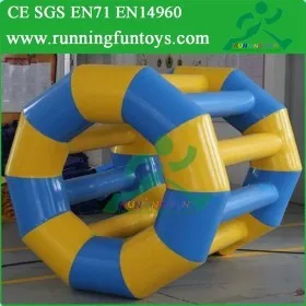 Colorful rope PVC or TPU material Inflatable water roller for sale, water walking roller, Inflatable Water Wheel, Pool Inflatable Water Roller, water drum roller, transparent water rollers, water rolling tube, aqua zorbing, inflatable roller ball for sale.jpg