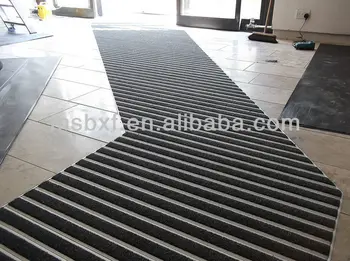 Aluminium Entrance Mats With Carpet Inserted Commercial Door Mats