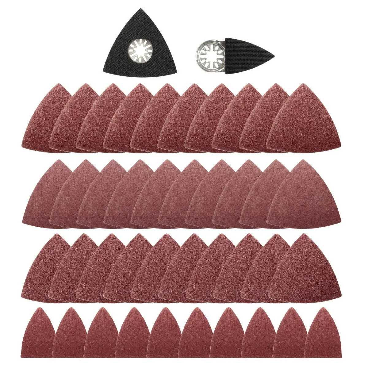 Baoblaze 20pcs 9x3.6 Sanding Disc Sand Paper Hook Loop Sandpaper Pads 2000#/&800#
