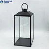 Black Simple Metal Lantern - Large size