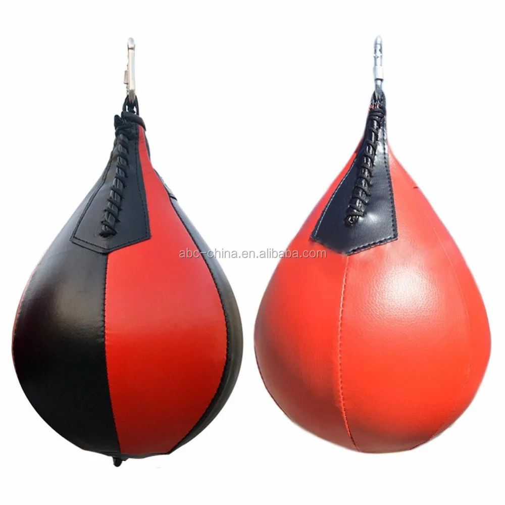 Boxing Pear Shape PU Speed Ball Swivel Punch Bag Punching Exercise SpeedbaGFBDU 
