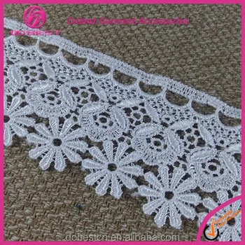 Handwork Embroidery Designs Polyester White Lace Trimming Saree Handwork Embroidery Designs Polyester White Lace Trimming Saree