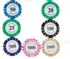 Crown Clay Poker Poker Black Jack Fried Gold Flower Mahjong Game Plastic Chip Coin Custom Chip