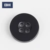 Hot selling cheap custom large black resin shirt buttons