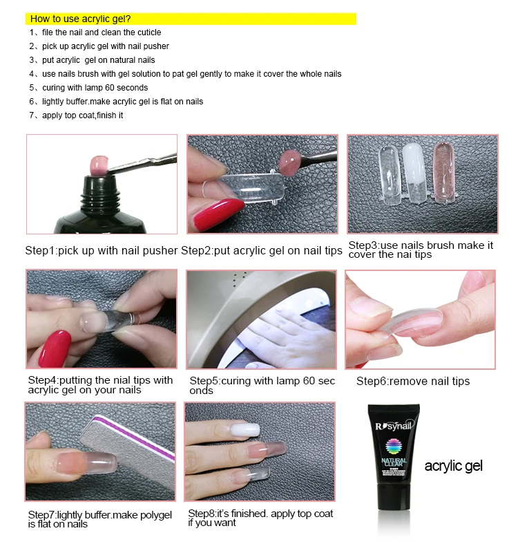 Crystal Nails Nail Extention Gum Gel Uv Builder Gel Acryl Gel In Tube Buy Acryl Gel Uv Builder Gel Gum Gel Product On Alibaba Com