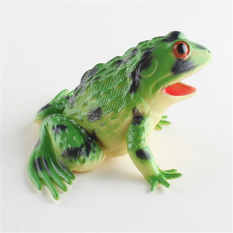 Oem Quality Stylish Soft Vivid Realistic Multicolor Plastic Frog Toys Buy Plastic Frog Toys