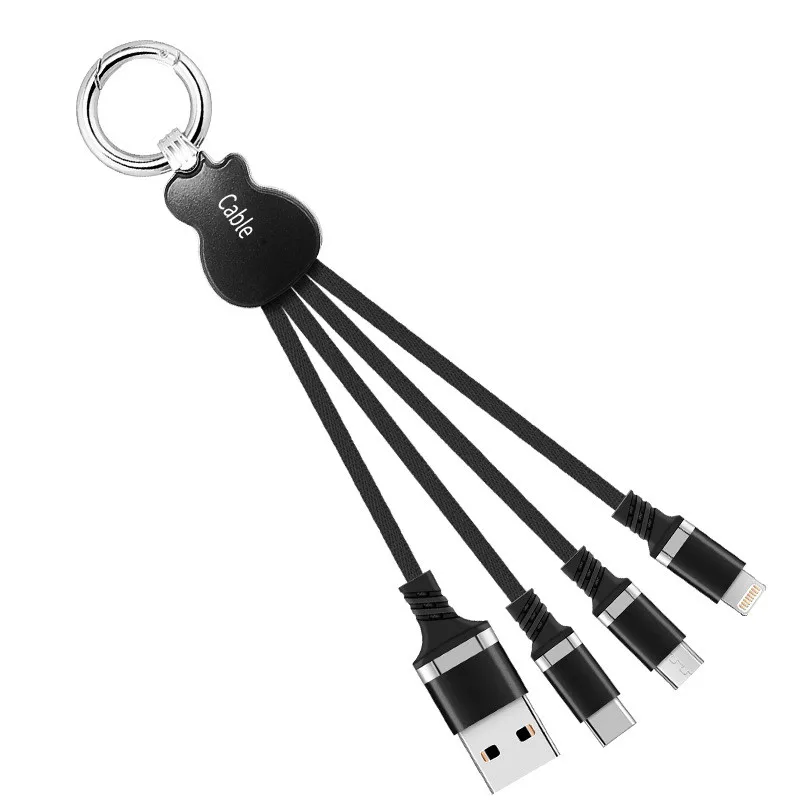 nylon braided 3 in 1USB cable Usb Data Charging Cable for phone - ANKUX.COM