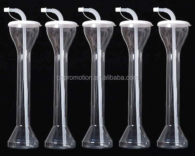 Personalized Clear Party Yard Cup Flashing Yard Glass Slush Ice Cup