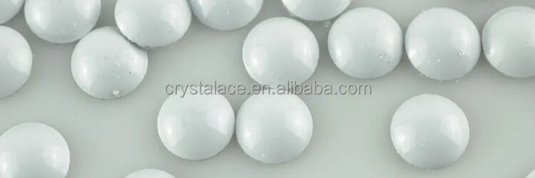Transfer half pearls,half round hotfix studs in bulk