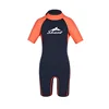 Children's one piece exquisite technics 2mm diving wetsuit with short sleeve and leg
