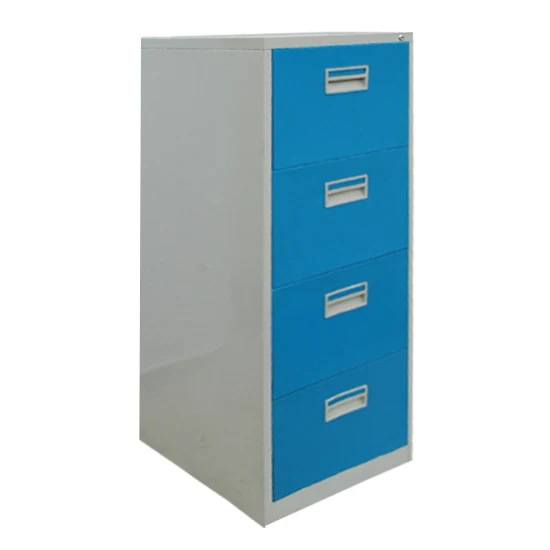Colorful Security Office File Cabinet With Mastered Lock Textured