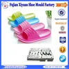 hot selling light slipper EVA shoe sole mould with PVC 3D strap mould maker
