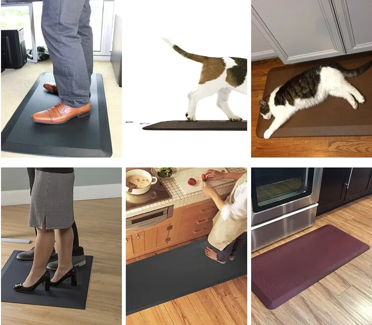 Uncaged Ergonomics Active Standing Antifatigue Floor Mat 20"w X 30"l