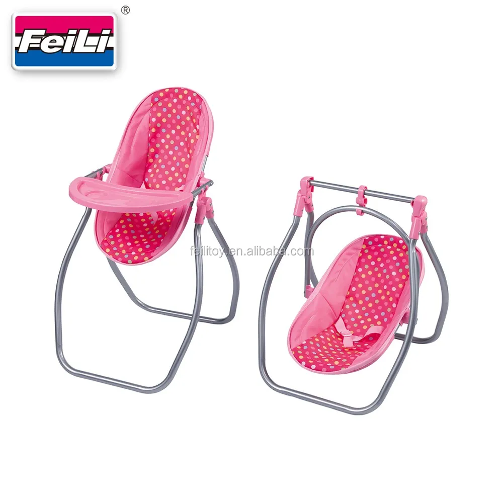 baby doll high chair and swing