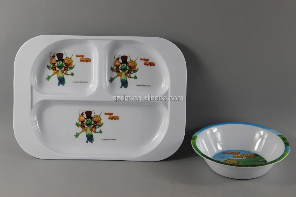 Melamine Kids Dinner Plate And Bowl For 2015