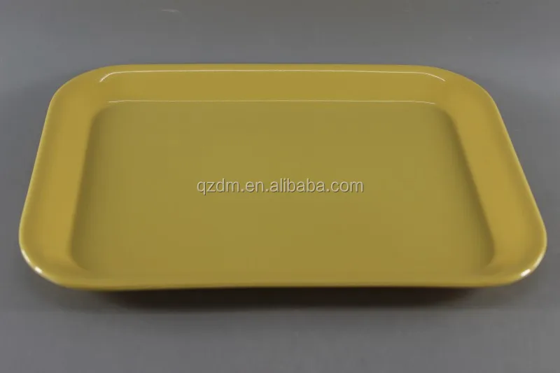 Melamine Square Tray , Solid Color Samll Tray 29x22cm