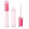 Pink lip gloss tube empty inner spray custom liquid lipstick tube