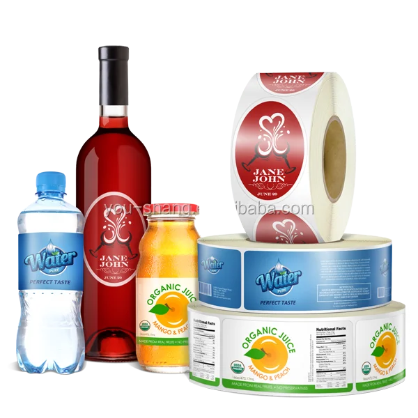 Customized Plastic/glass Bottle Label Printing Buy Plastic Bottle